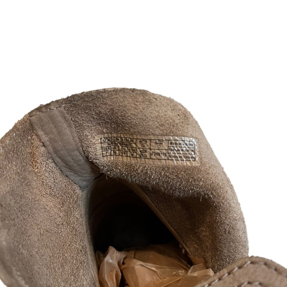 UGG Australia Elora Leather Short Ankle Boots Taupe - Picture 14 of 14